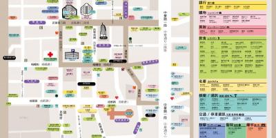 Ximending shopping district kart