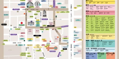 Ximending shopping district kart