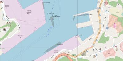 Kart over keelung-port