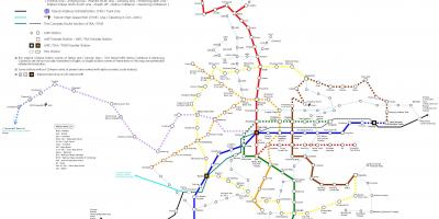 Kart av Taipei hsr station
