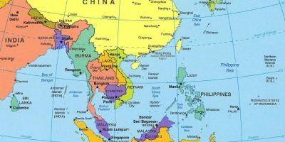 Taipei plassering på verdenskartet